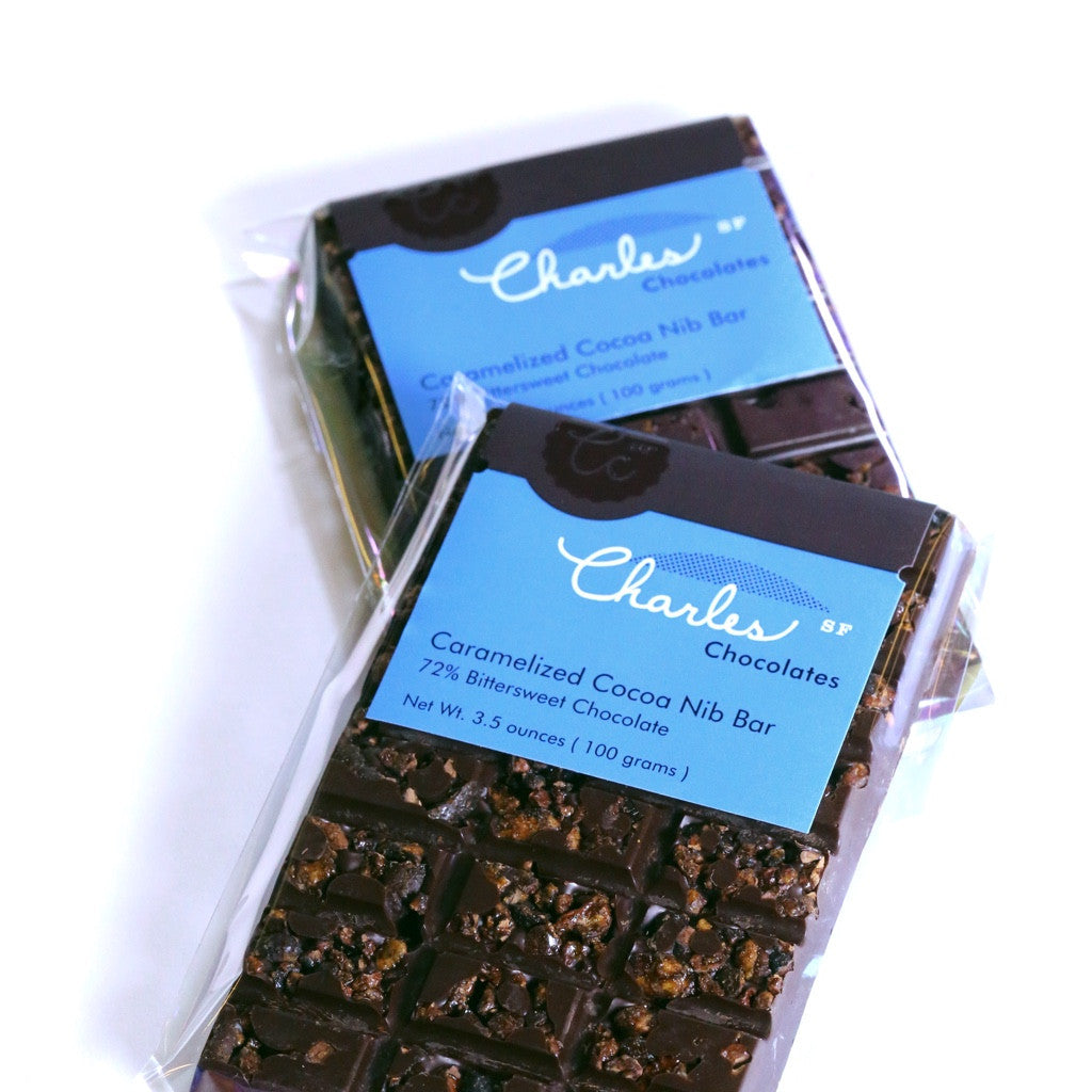 Caramelized Cocoa Nib Bar - Charles Chocolates