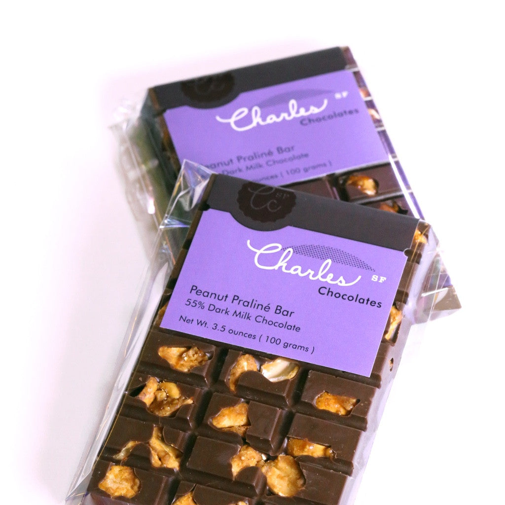 Peanut Praline Bar - Charles Chocolates
