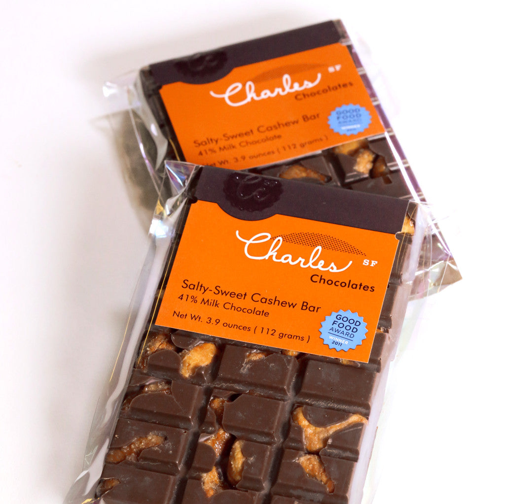 Salty-Sweet Cashew Bar - Charles Chocolates
 - 1