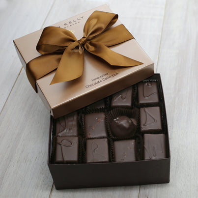 24 Piece Signature Handcrafted Chocolate Collection with Satin Ribbon