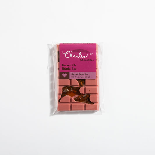 CC SIG BAR COCOA NIB BRITTLE WRAPPED R32-09