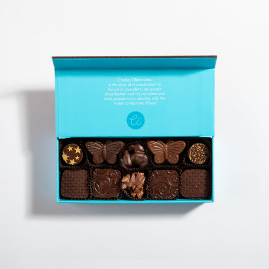 CC SIG BOX NUT-PRALINE-CARAMELS SMALL R10-04
