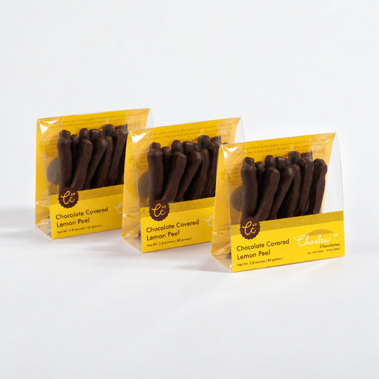 Chocolate Covered Lemon Peel three-pack