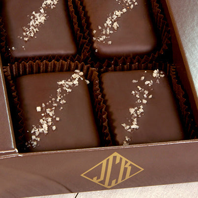 4 Piece Dark Chocolate with French Grey Sea Salt