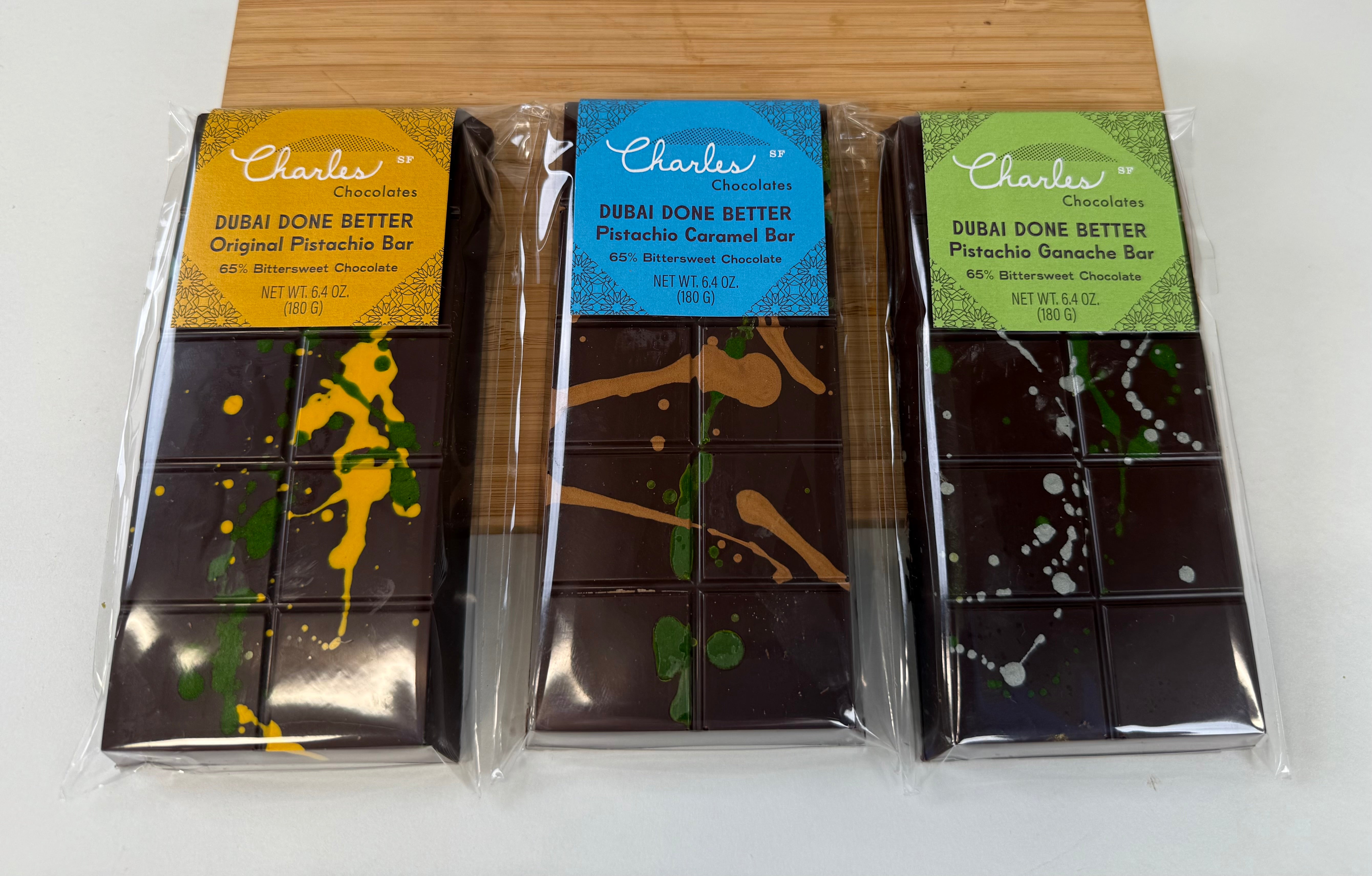 Dubai Chocolate Bars | Dubai Done Better | Charles Chocolates