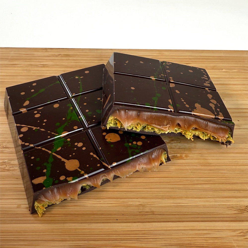 Dubai Done Better - Pistachio Milk Chocolate Caramel Bar