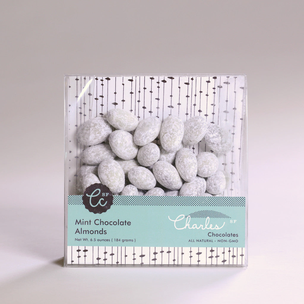Mint Chocolate Almonds - Charles Chocolates
 - 1
