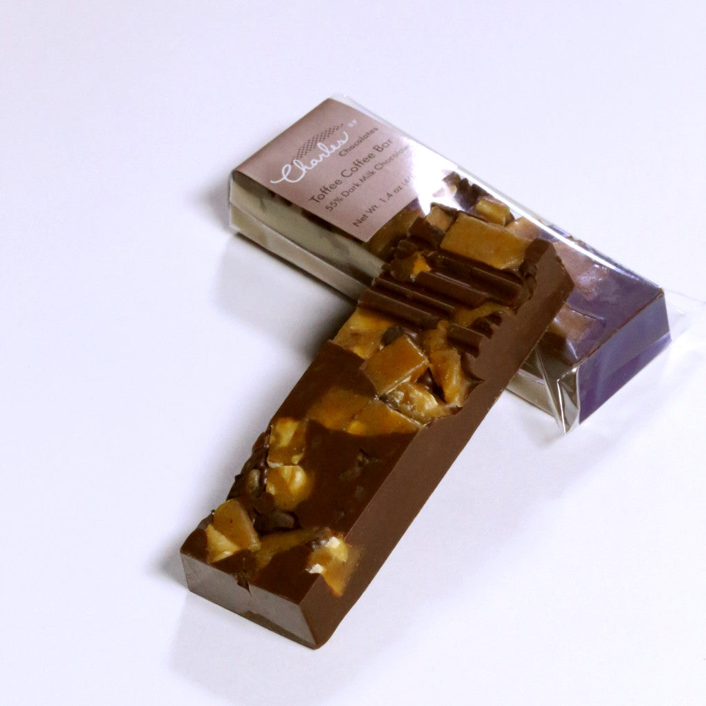 Mini Toffee Coffee Bars - Charles Chocolates
