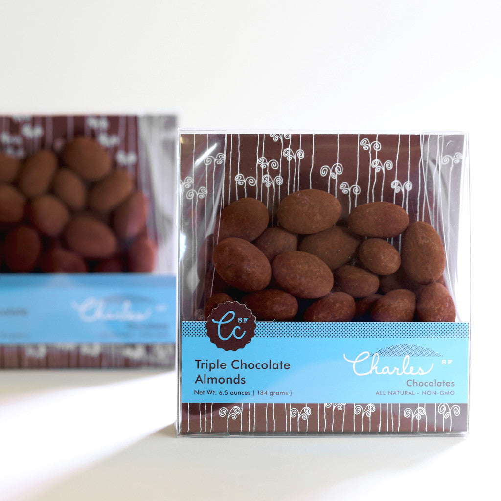 Triple Chocolate Almonds - Charles Chocolates
 - 2