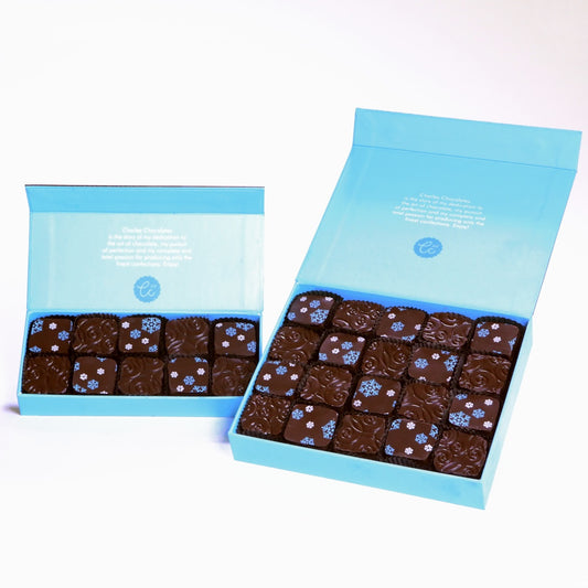 Winter Fleur de Sel Caramels - Charles Chocolates
